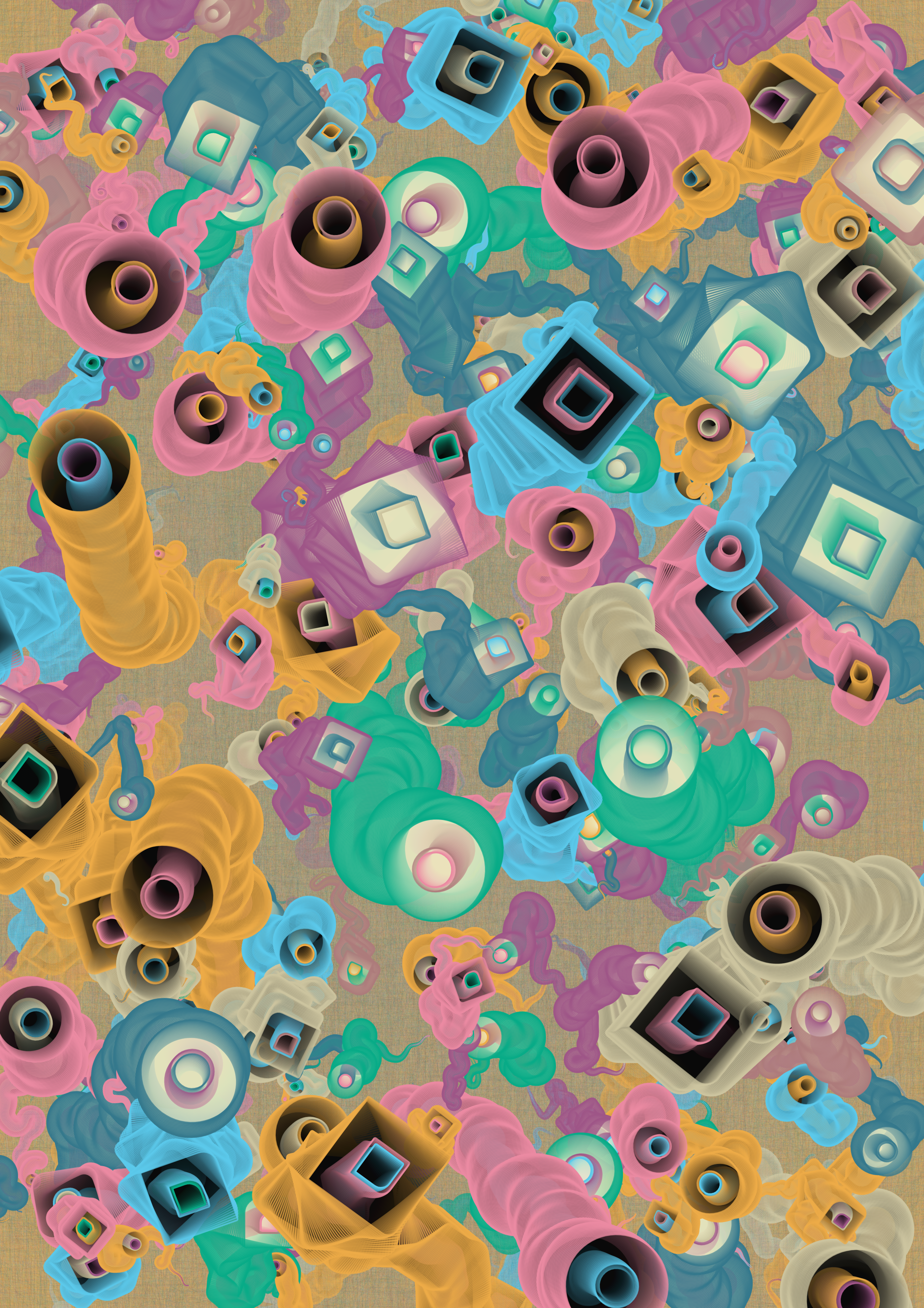 Clew #210 - curved background