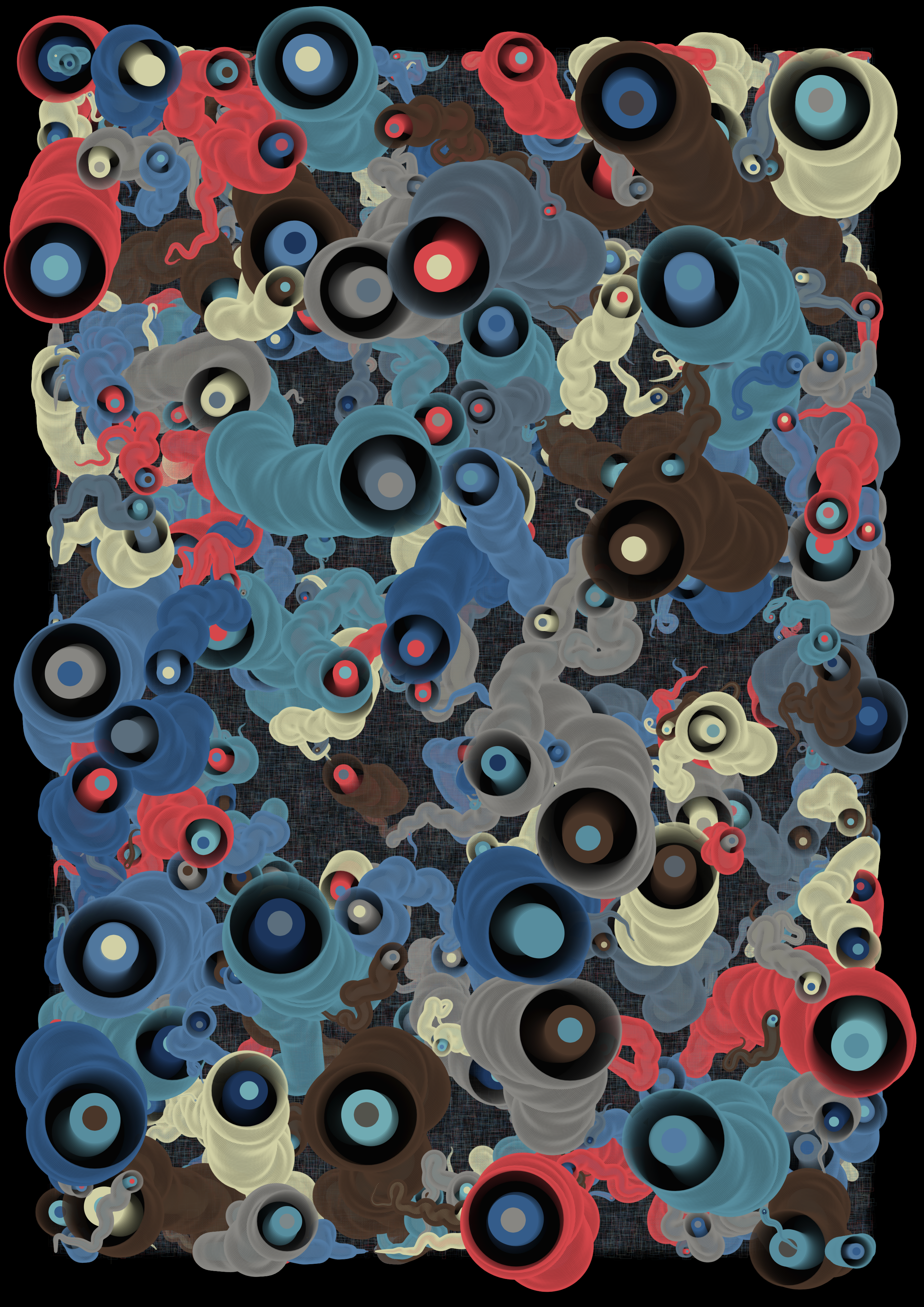 Clew #406 - translucent, dense core