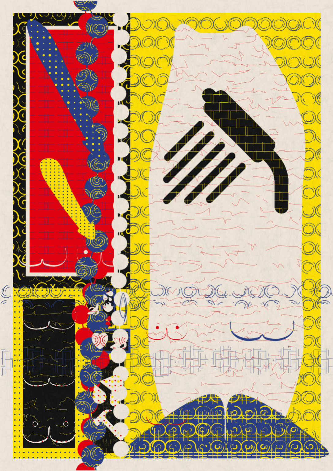 secs #10 - bold pop art inspired generative art